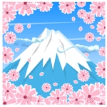 YOO GRAPH (fujiseyoo)さんの自社サイトのアイコンで使用する「桜」と「冨士山」のイラストへの提案