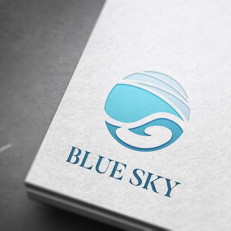 quadriile (quadrille_2)さんの新会社「BLUE  SKY」のロゴ作成への提案