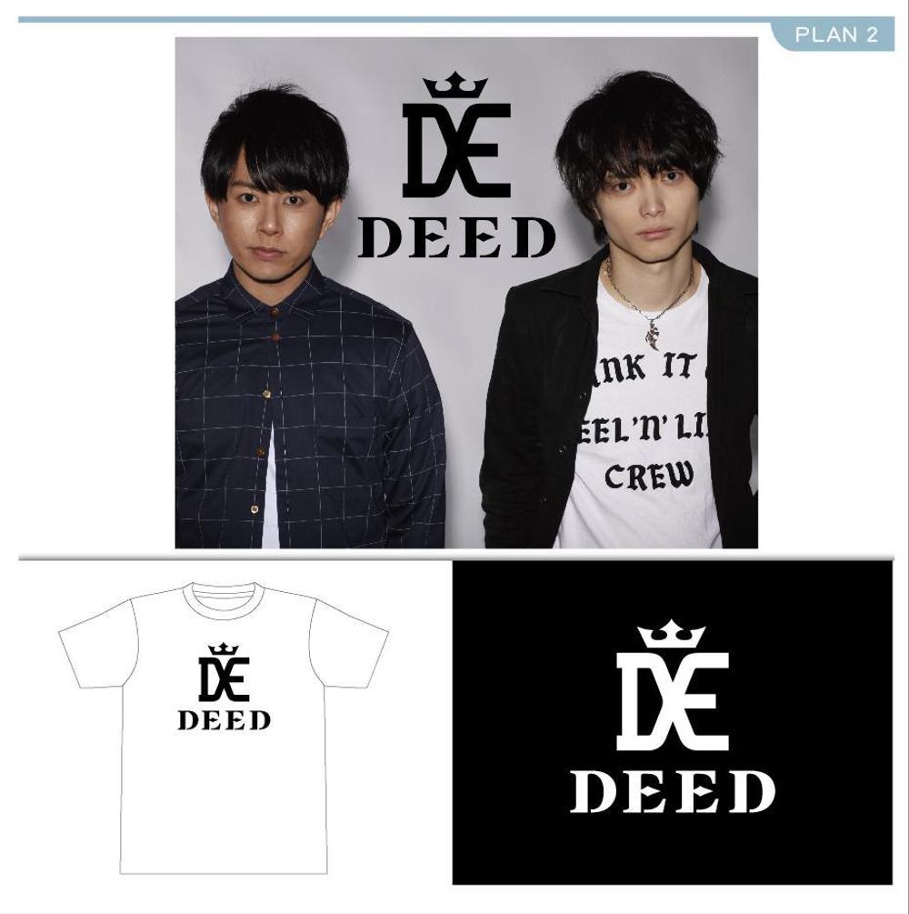 男性2人組音楽ユニット「DEED」のロゴ