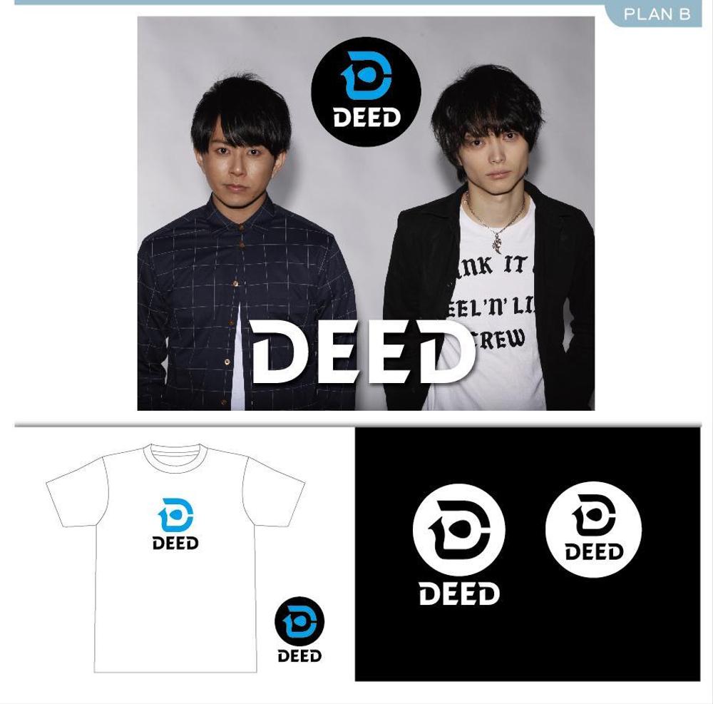 男性2人組音楽ユニット「DEED」のロゴ