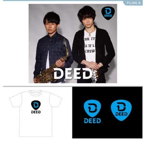 tatsu-design (tatsudesign13)さんの男性2人組音楽ユニット「DEED」のロゴへの提案