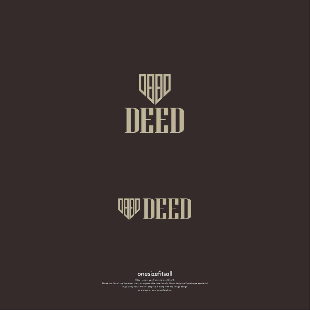 男性2人組音楽ユニット「DEED」のロゴ