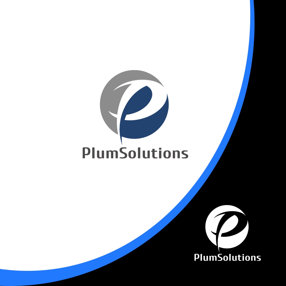 システムエンジニアリング会社　「プラムソリューションズ株式会社」のロゴ（商標登録予定なし）
