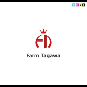さんの「Farm Tagawa」のロゴ作成への提案