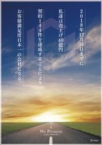 code69 (code69)さんの全社プロジェクト（一年間の全社一丸となって確約する指針）のポスターへの提案