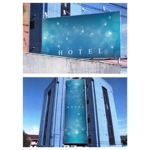 MT (minamit)さんのホテル建物外壁看板及び入口看板デザインへの提案