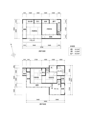 sendohda (sendohda)さんの★【図面の作成】寸法がない間取り図面を元に→寸法のある図面を作成してください★への提案