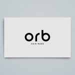 haru_Design (haru_Design)さんの新規OPENする 美容室「orb」のロゴデザインへの提案