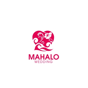 TAD (Sorakichi)さんのハワイウエディングブランド名「MAHALO  WEDDING」のロゴ作成への提案