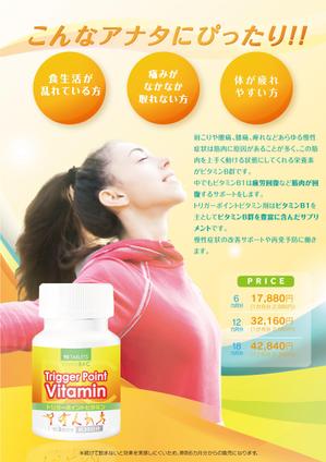 yamada ()さんのトリガーポイントビタミン剤のポスターデザインへの提案
