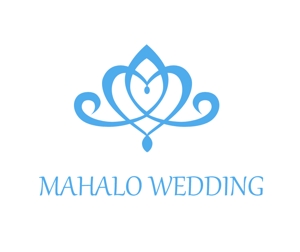ぽんぽん (haruka322)さんのハワイウエディングブランド名「MAHALO  WEDDING」のロゴ作成への提案