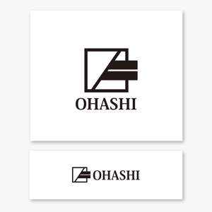 design vero (VERO)さんの「OHASHI」ブランドの普遍的なデザインロゴへの提案