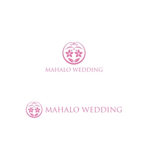 Yolozu (Yolozu)さんのハワイウエディングブランド名「MAHALO  WEDDING」のロゴ作成への提案