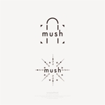 onesize fit’s all (onesizefitsall)さんのアパレルサイト　「mush」の　ロゴへの提案