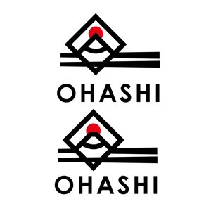 Hagemin (24tara)さんの「OHASHI」ブランドの普遍的なデザインロゴへの提案