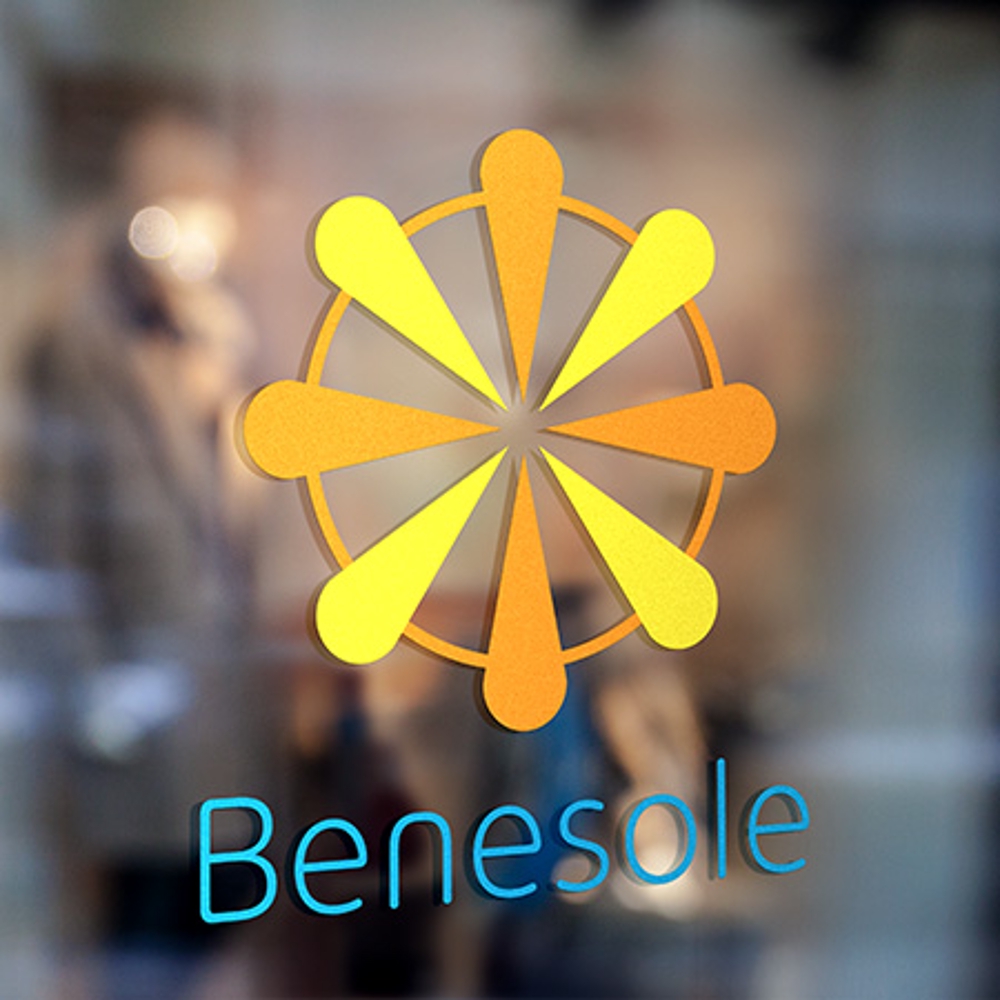 ドライフルーツの移動販売「Benesole（ベネソル）」のロゴ