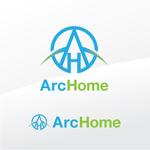 techiochan (techiochan)さんの不動産・建築業会社『ＡｒｃＨｏｍｅ株式会社』のロゴデザインへの提案