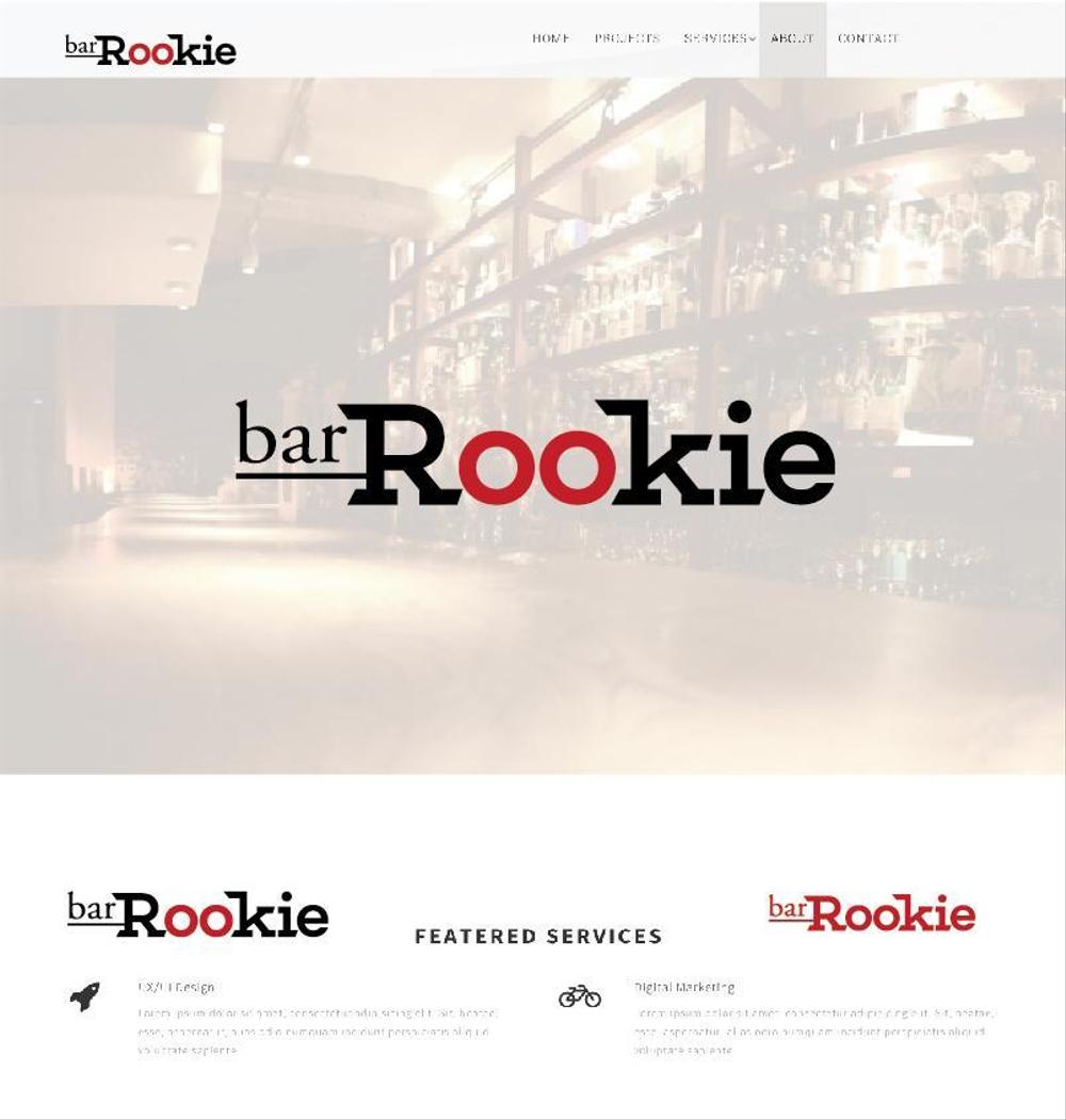 bar Rookie　のロゴ