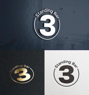 utamaru (utamaru)さんのスタンディングバー「3」ロゴへの提案