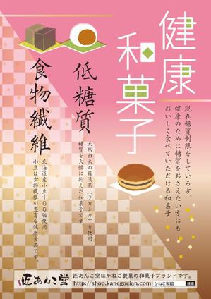 Fujie Masako (fujiema61)さんの低糖質和菓子の宣伝ポスターデザインへの提案