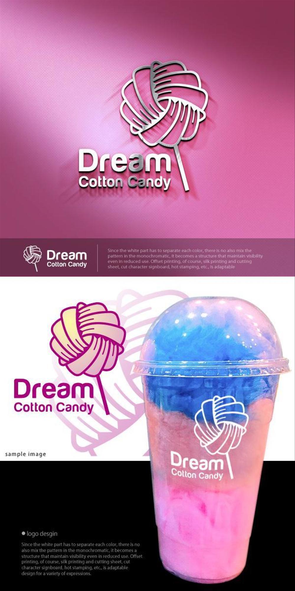 FC展開予定！わたあめ専門店「Dream Cotton Candy」のロゴ制作