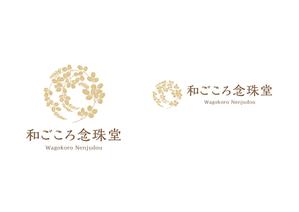 NICE (waru)さんの京念珠・天然石ショップサイト「和ごころ念珠堂」のロゴ制作への提案