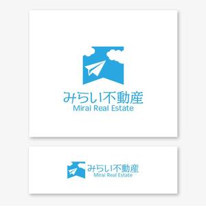 design vero (VERO)さんのたちあげ！みらい不動産のロゴマーク及び会社名のロゴへの提案