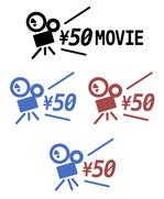 MEL_Design ()さんの50円ムービー局のFacebook, Twitter 用のロゴデザインへの提案