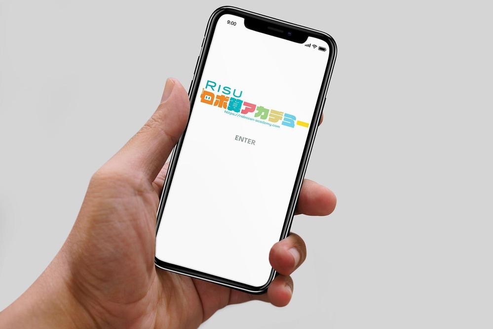 教育新規事業サービス『RISUロボ算アカデミー』ロゴ作成
