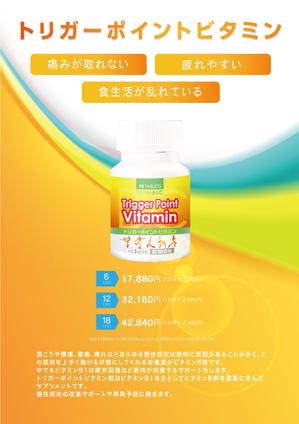 yamada ()さんのトリガーポイントビタミン剤のポスターデザインへの提案