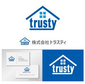 tatsu-design (tatsudesign13)さんの不動産会社「株式会社トラスティ」のロゴへの提案