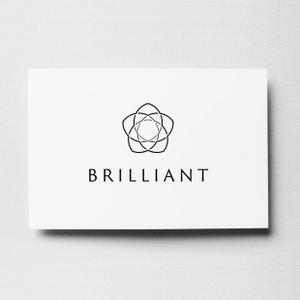 zaza (leerer)さんのガラス製品・お花が並ぶお店　「BRILLIANT」のロゴへの提案