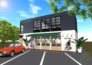 Figaro (figaro02)さんの2階建てオフィスの外観デザインへの提案