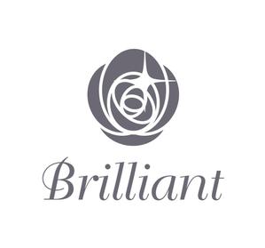 MacMagicianさんのガラス製品・お花が並ぶお店　「BRILLIANT」のロゴへの提案