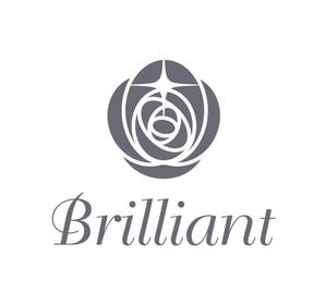 MacMagicianさんのガラス製品・お花が並ぶお店　「BRILLIANT」のロゴへの提案