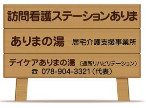 kirakira007さんの温泉地　有馬にある304床の病院の入り看板への提案