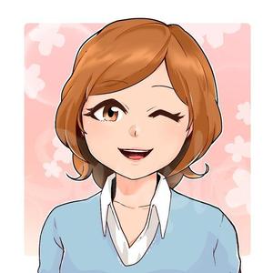 かる (karumera)さんの女性の顔アイコン募集への提案
