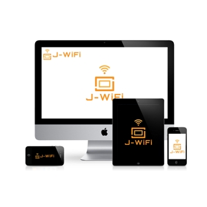 poppper (torifup)さんのWi-Fiレンタルサイト「J WiFi」のロゴ制作依頼への提案