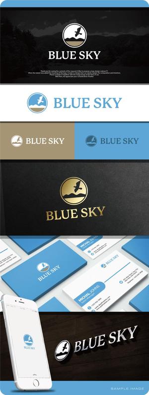 maharo77 (maharo77)さんの新会社「BLUE  SKY」のロゴ作成への提案