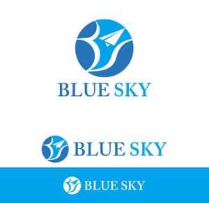 y’s-design (ys-design_2017)さんの新会社「BLUE  SKY」のロゴ作成への提案