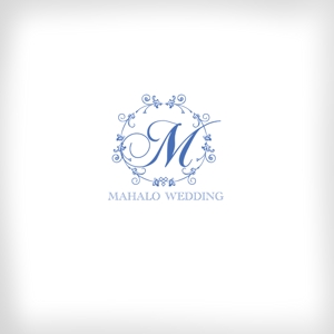 停止中 (saipo_o)さんのハワイウエディングブランド名「MAHALO  WEDDING」のロゴ作成への提案