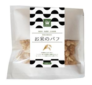 jijiporo (jijiporo)さんのお米のパフ（お菓子）のラベルデザインへの提案