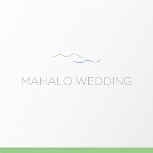 cozen (cozen)さんのハワイウエディングブランド名「MAHALO  WEDDING」のロゴ作成への提案