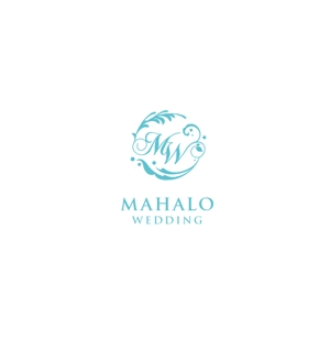 nakagami (nakagami3)さんのハワイウエディングブランド名「MAHALO  WEDDING」のロゴ作成への提案