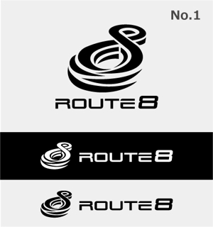 drkigawa (drkigawa)さんの社名ROUTE8(ルートエイト)のロゴへの提案