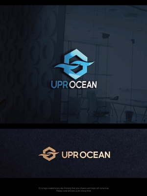 魔法スタジオ (mahou-phot)さんのIoTプラットフォーム　「UPR　OCEAN」のロゴへの提案