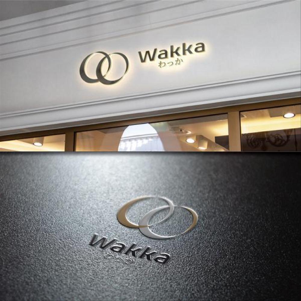 サイクリスト向け複合施設（宿泊・カフェ等）「Wakka」(わっか)のロゴ