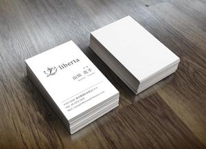 j-period (j-period)さんのレディースアパレルブランド「liberta」の名刺デザインへの提案