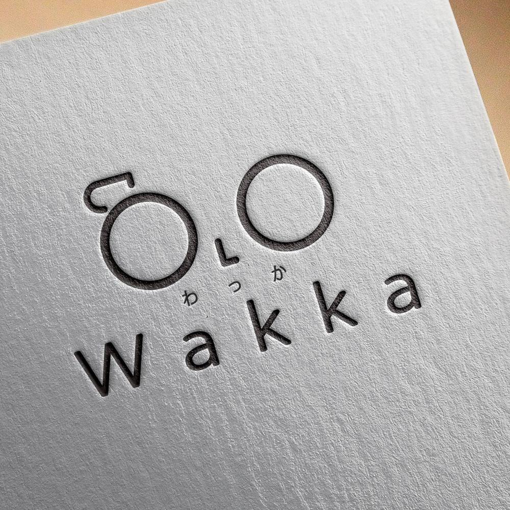 サイクリスト向け複合施設（宿泊・カフェ等）「Wakka」(わっか)のロゴ