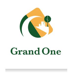 arc design (kanmai)さんの不動産会社「Grand One」のロゴへの提案